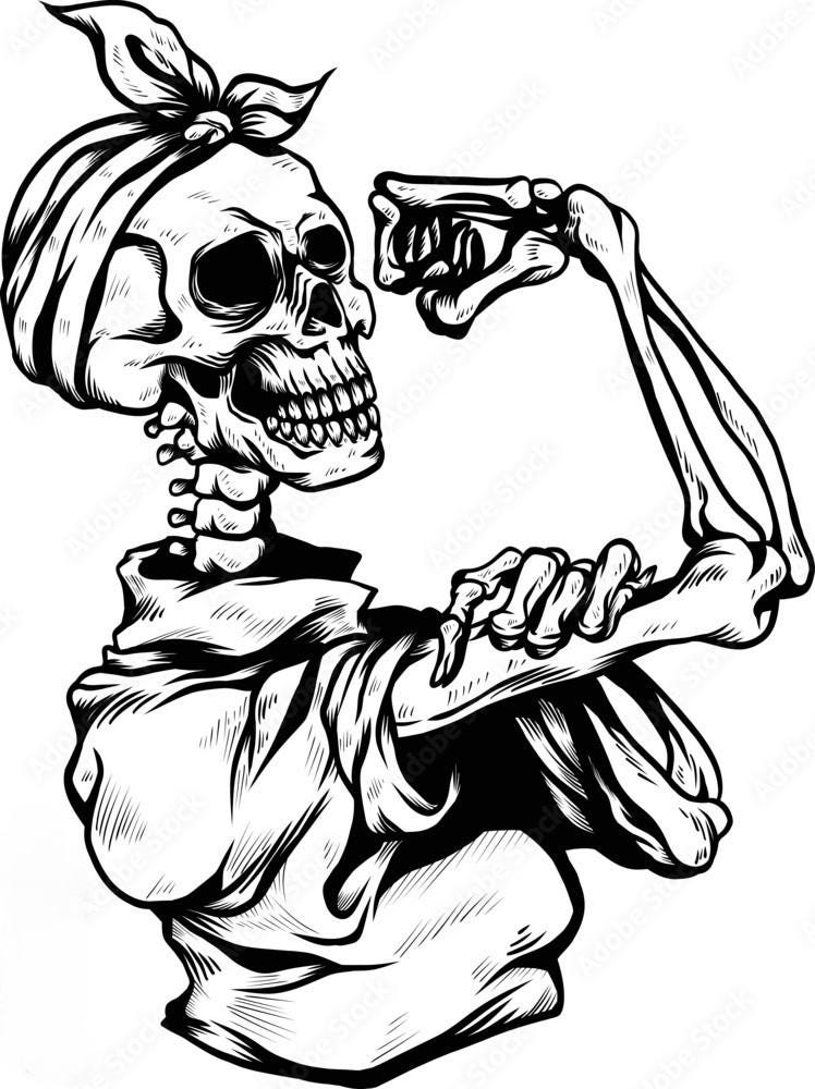 Skull Girl Power