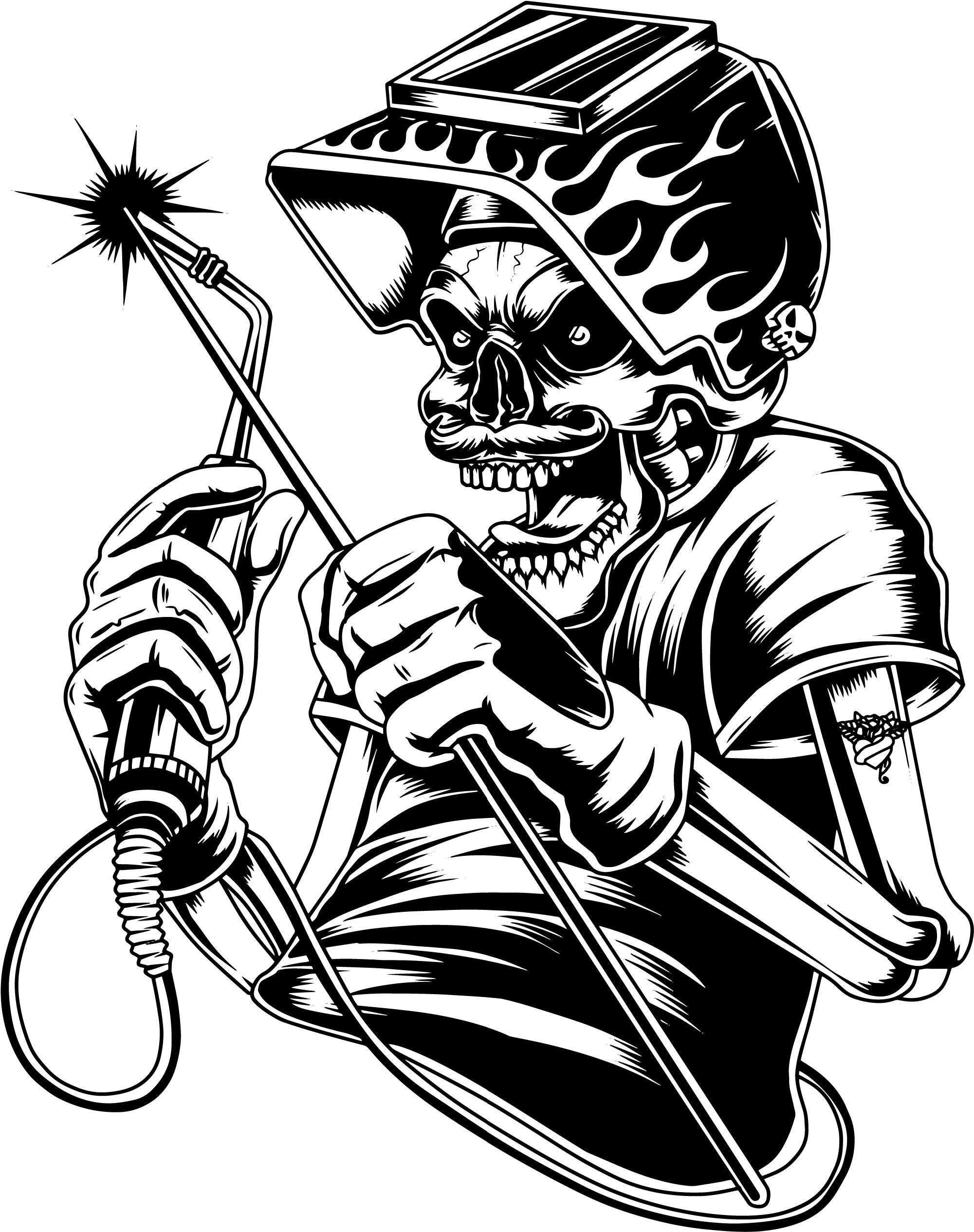 Skull Welder Mask