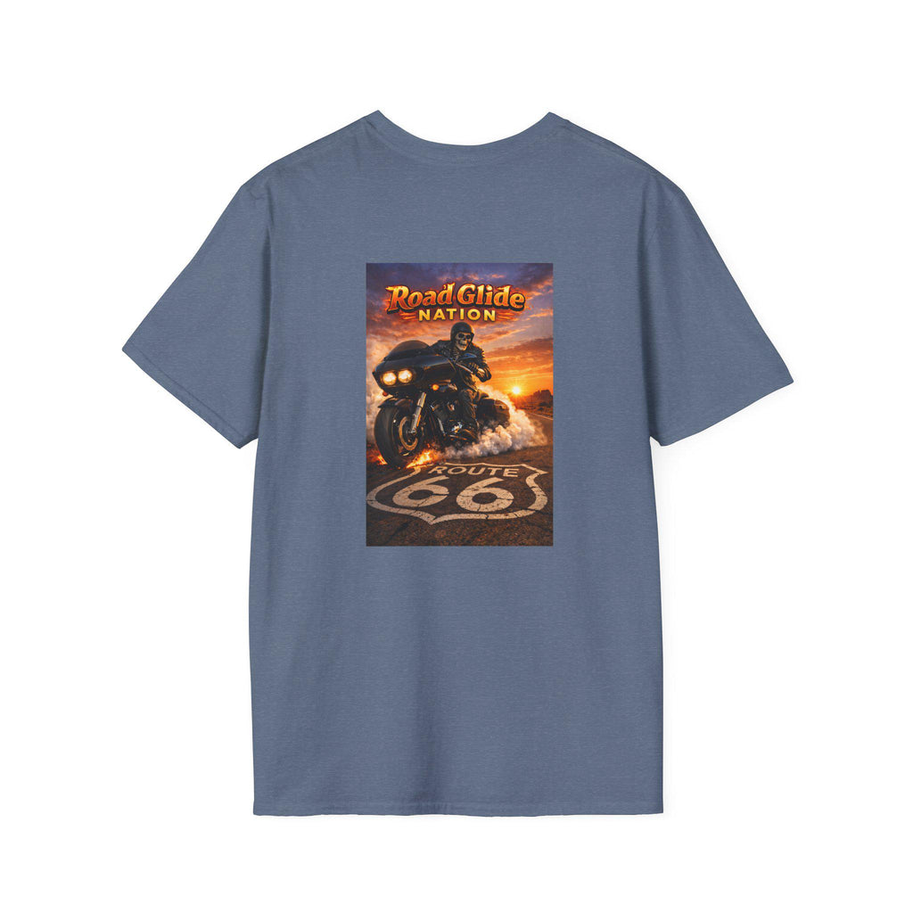 Road Glide Nation motorcycle T-Shirt | Route 66 biker graphic