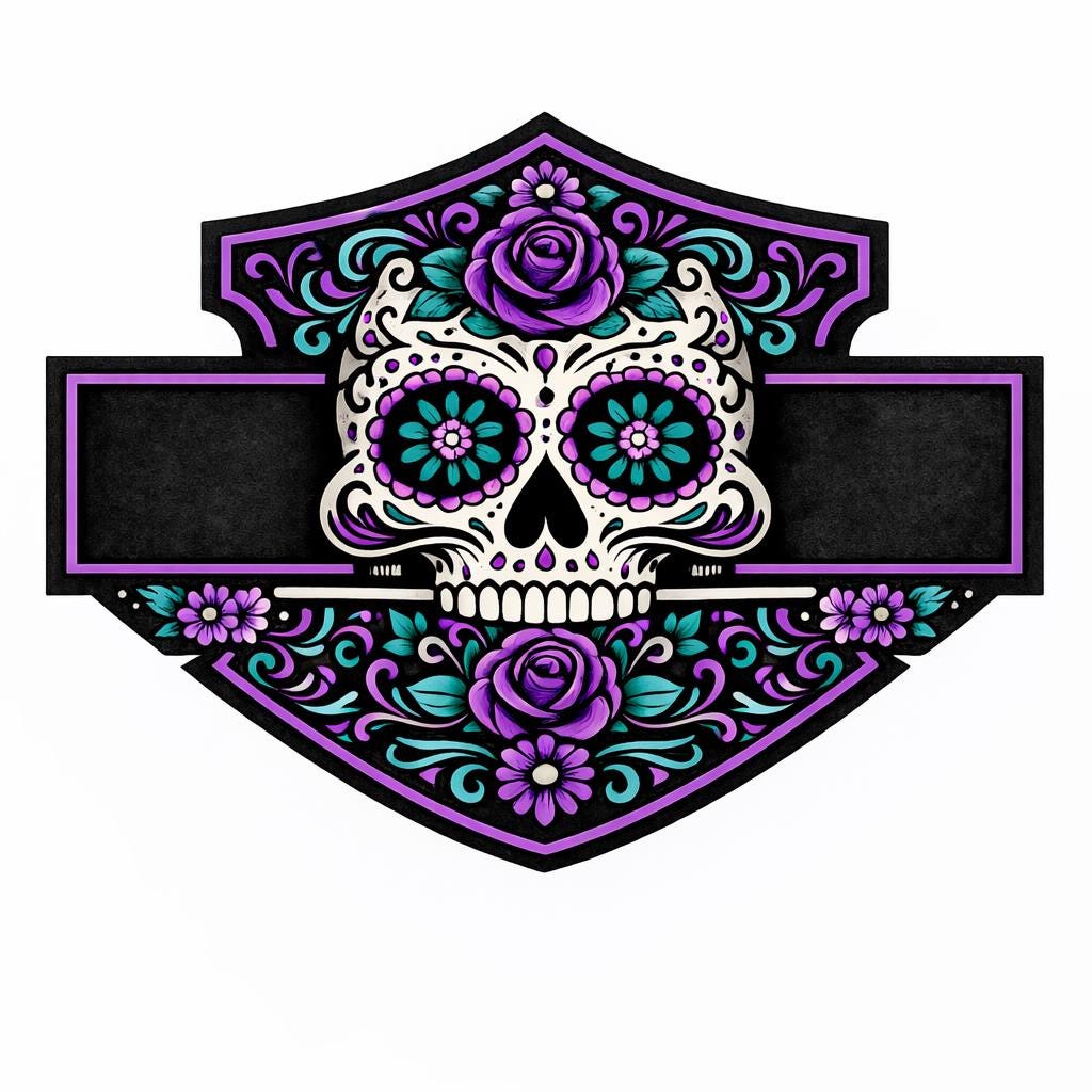 Purple Sugar Skull