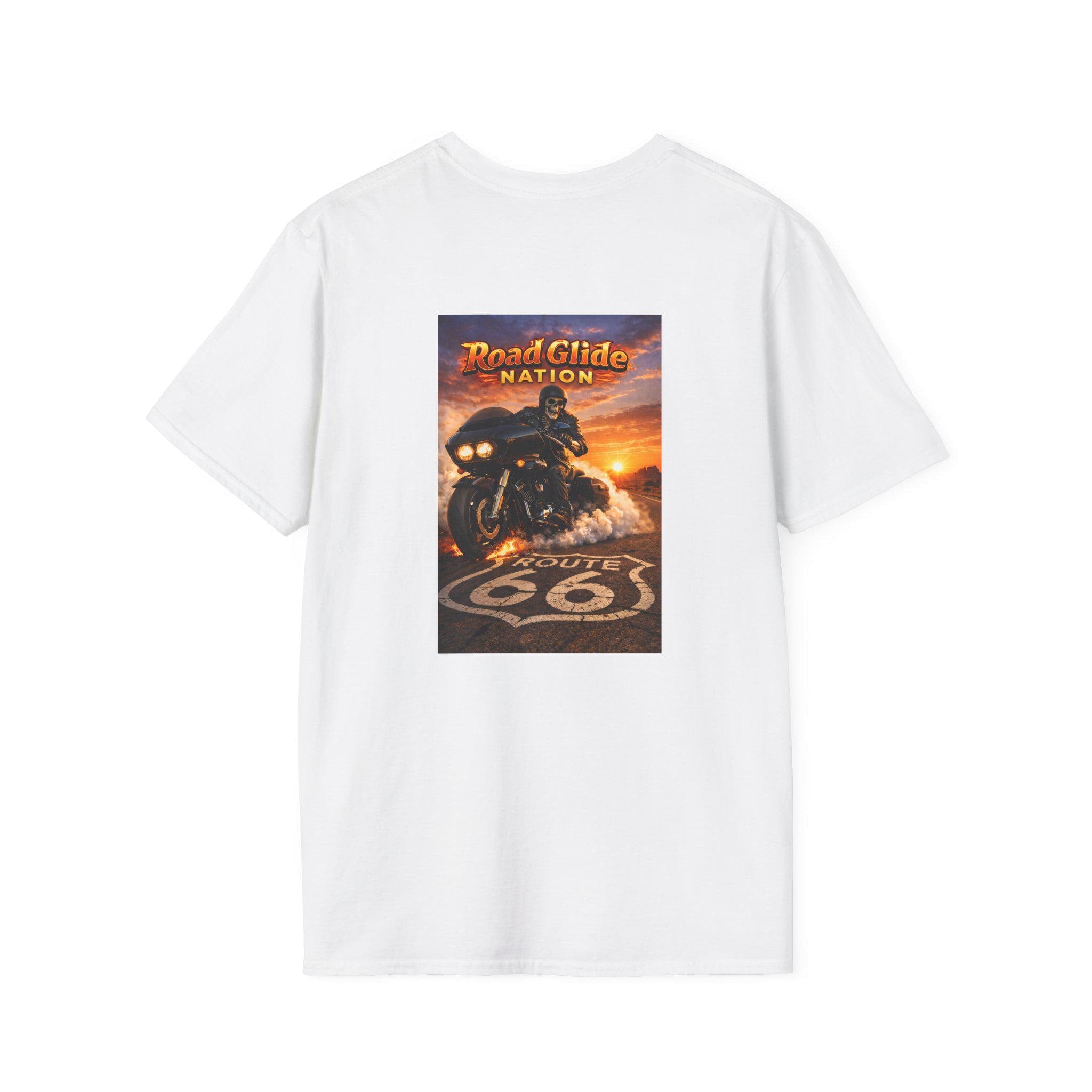 Road Glide Nation motorcycle T-Shirt | Route 66 biker graphic