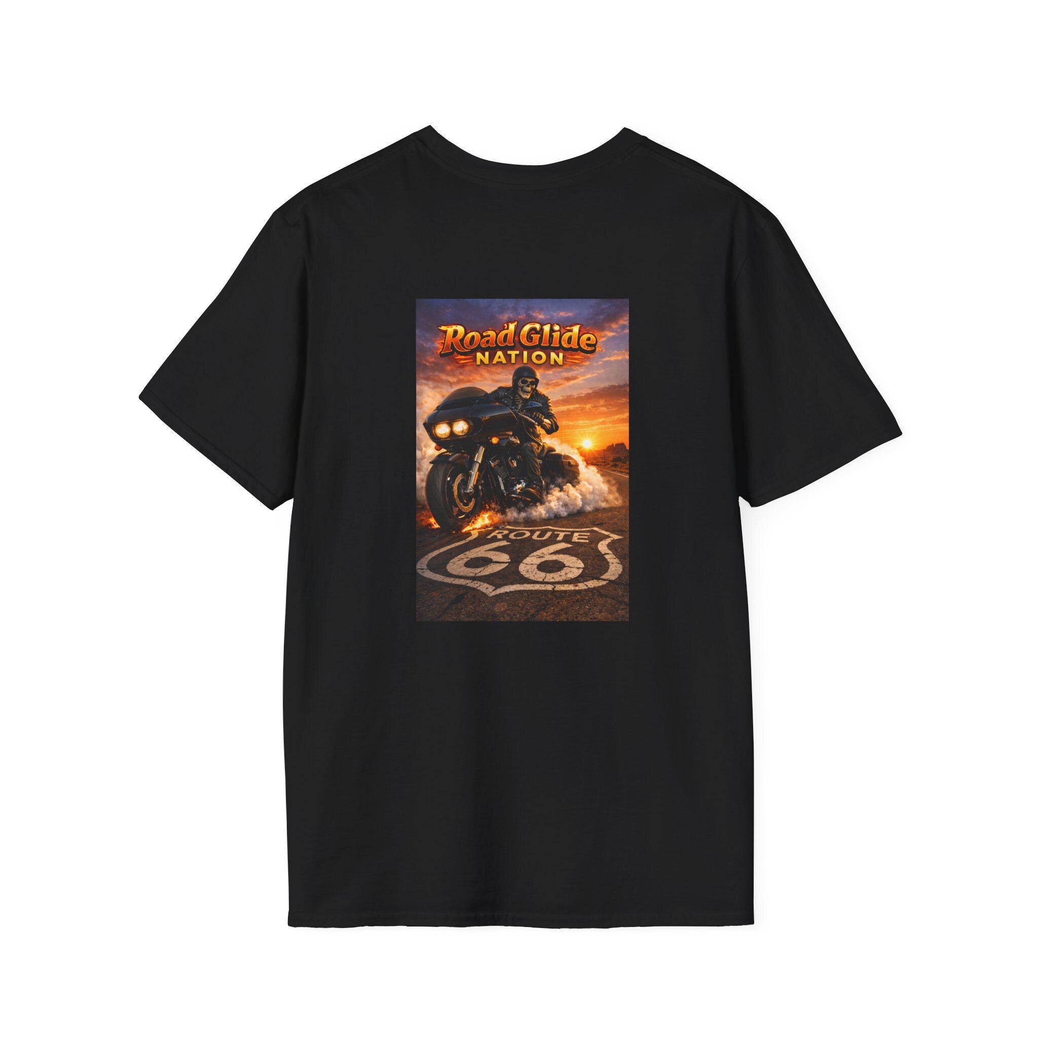 Road Glide Nation motorcycle T-Shirt | Route 66 biker graphic