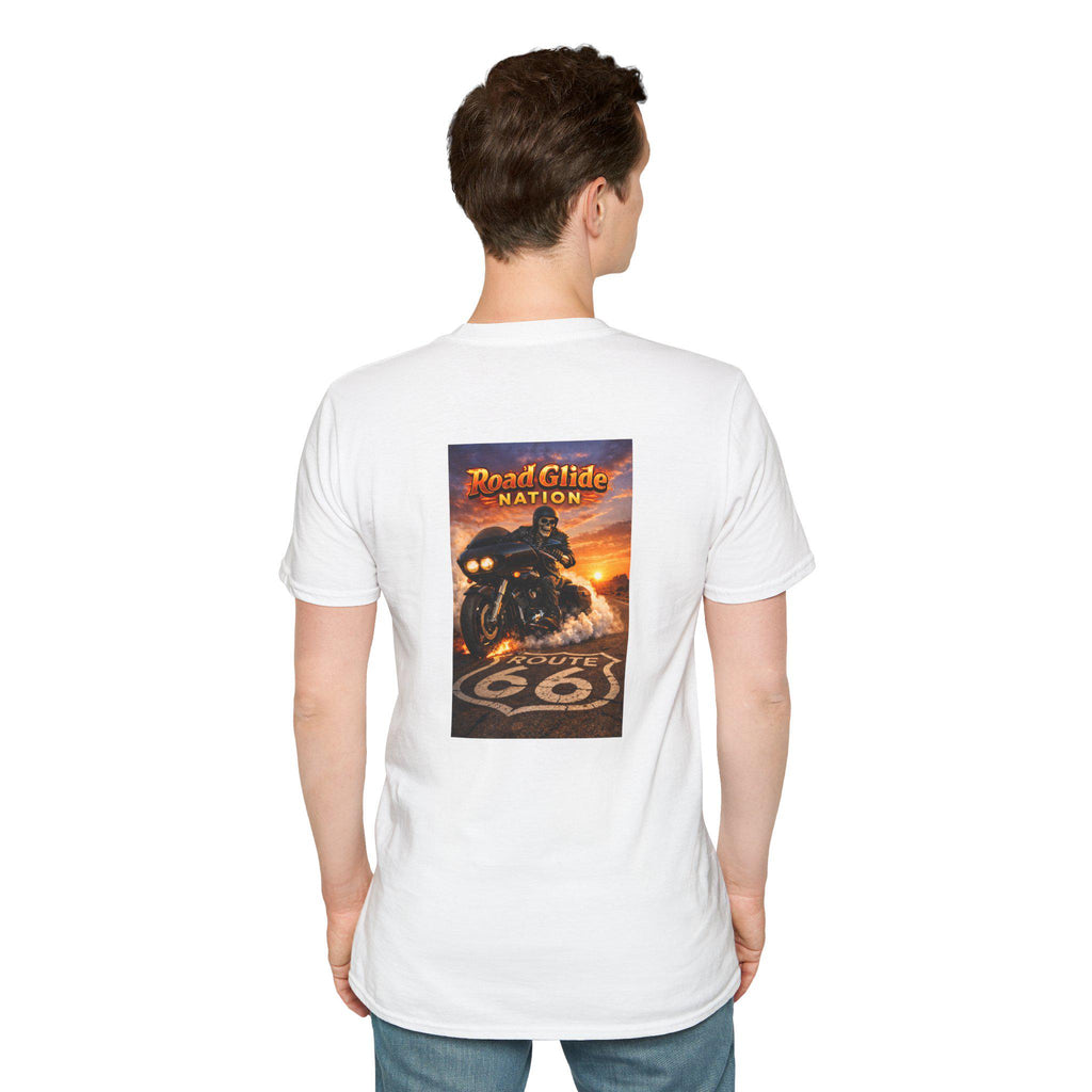 Road Glide Nation motorcycle T-Shirt | Route 66 biker graphic