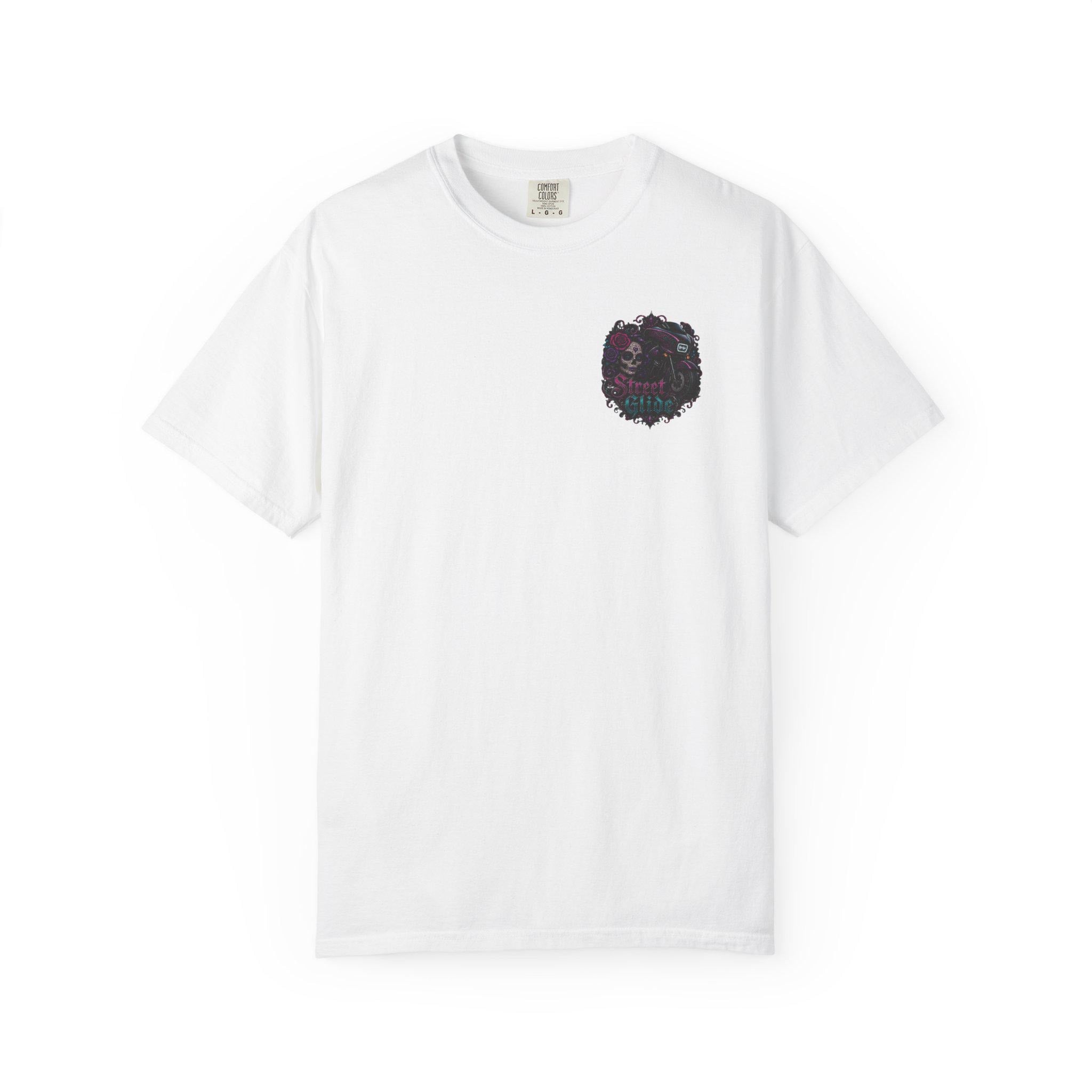 Skull Motorcycle T Shirt Biker Sugar Skull Graphic Tee
