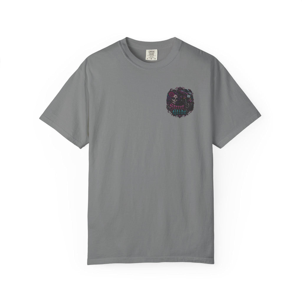 Skull Motorcycle T Shirt Biker Sugar Skull Graphic Tee