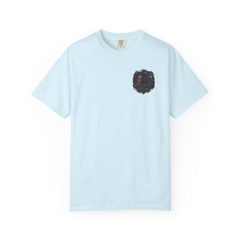 Skull Motorcycle T Shirt Biker Sugar Skull Graphic Tee