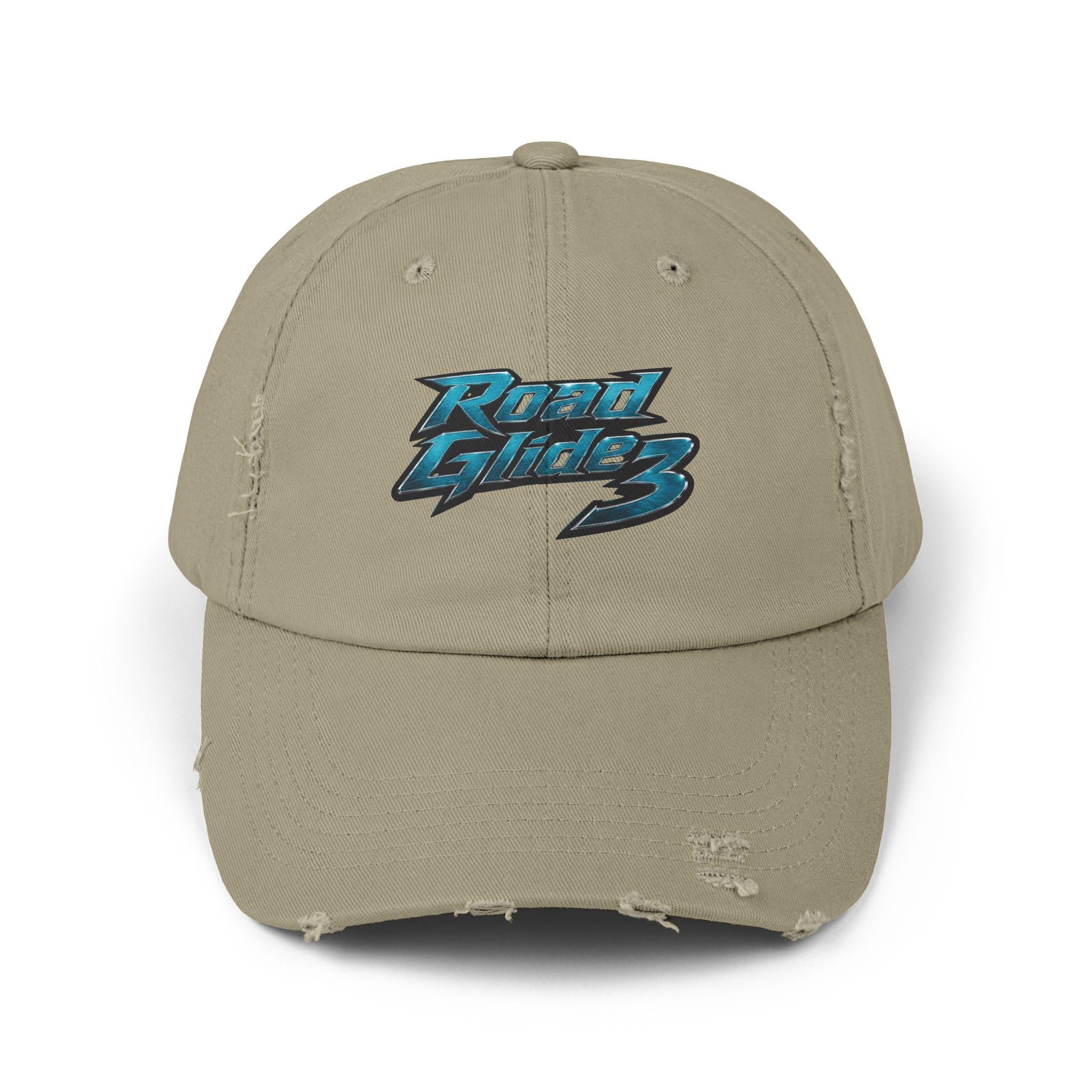 Road Glide 3 Distressed Baseball Cap