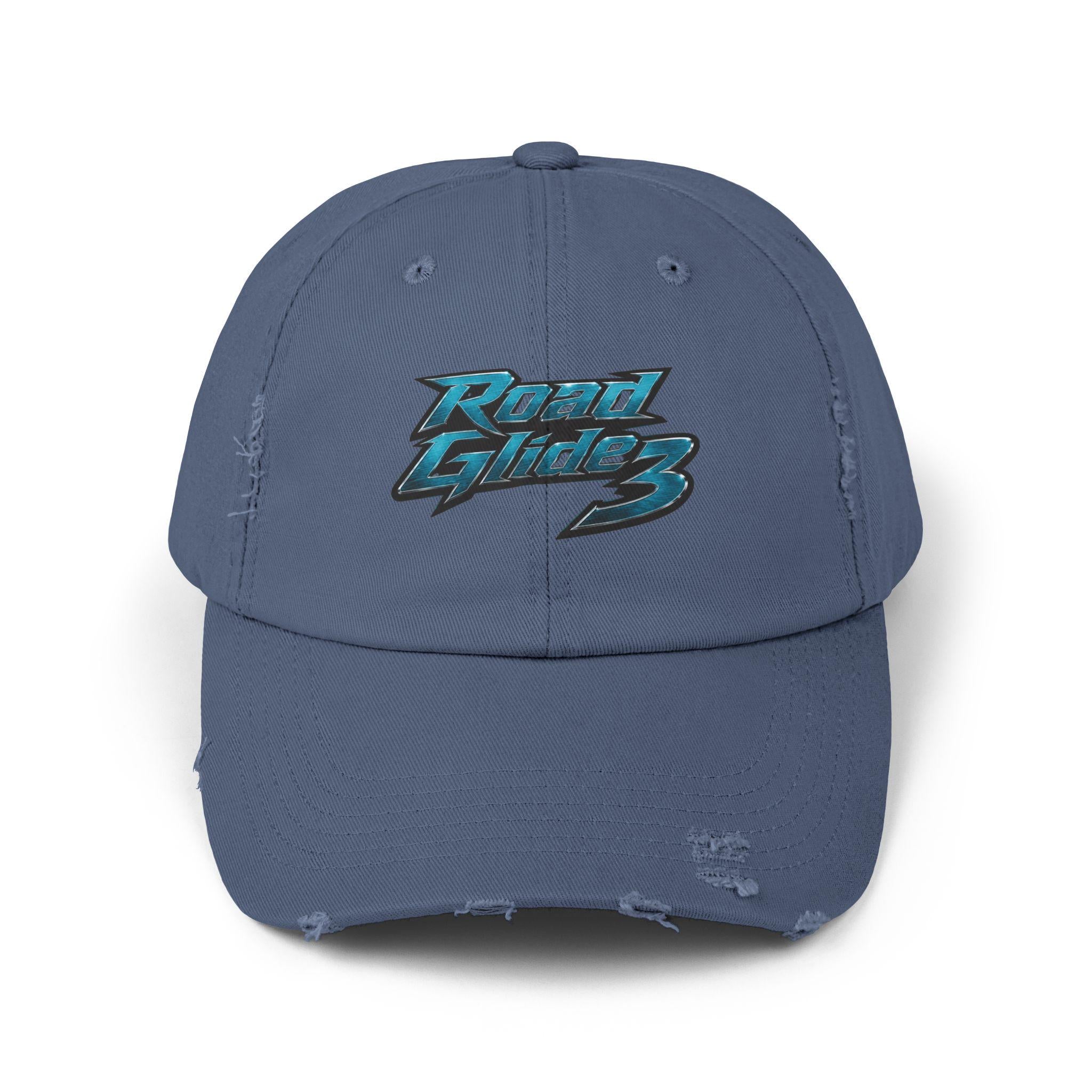 Road Glide 3 Distressed Baseball Cap