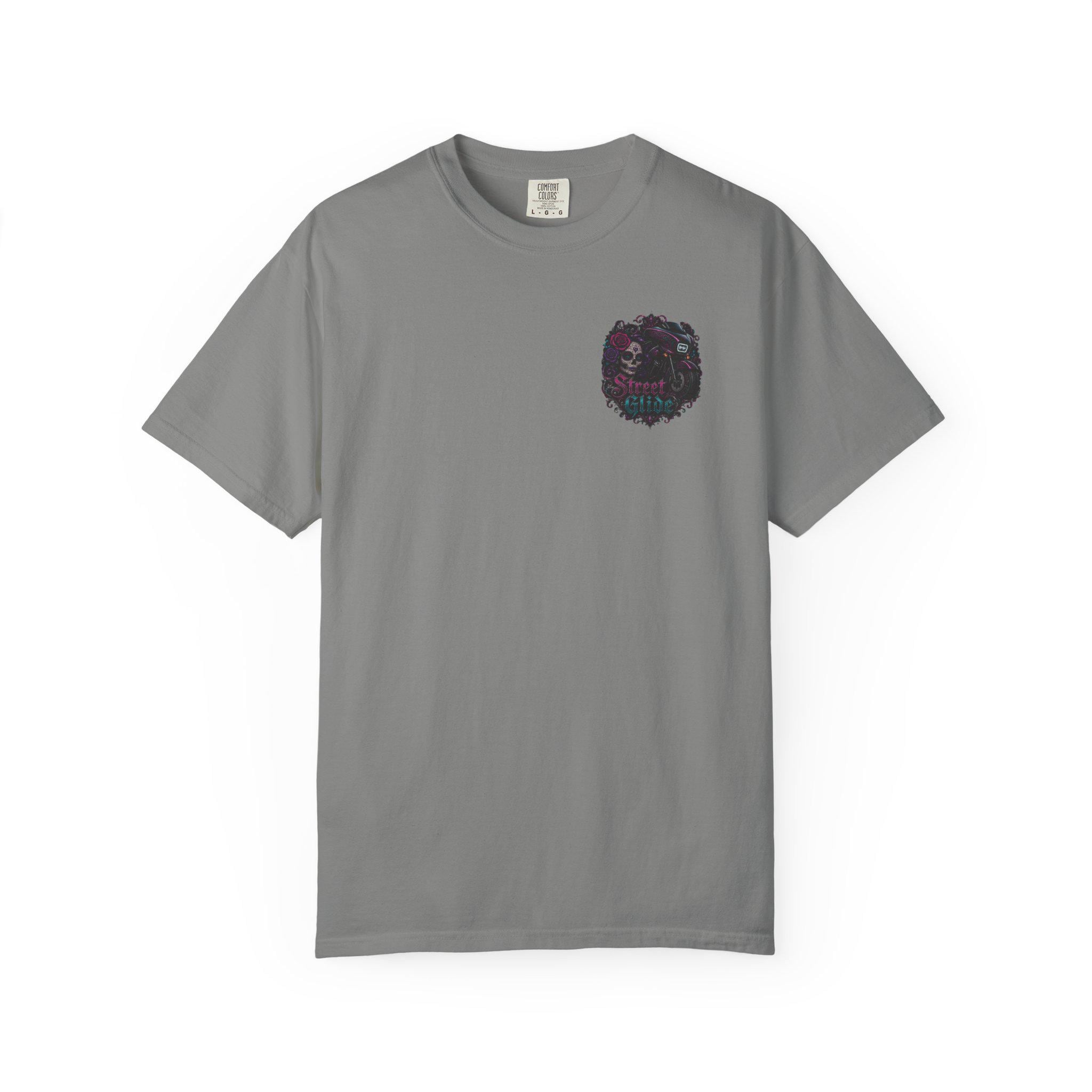 Skull Motorcycle T Shirt Biker Sugar Skull Graphic Tee