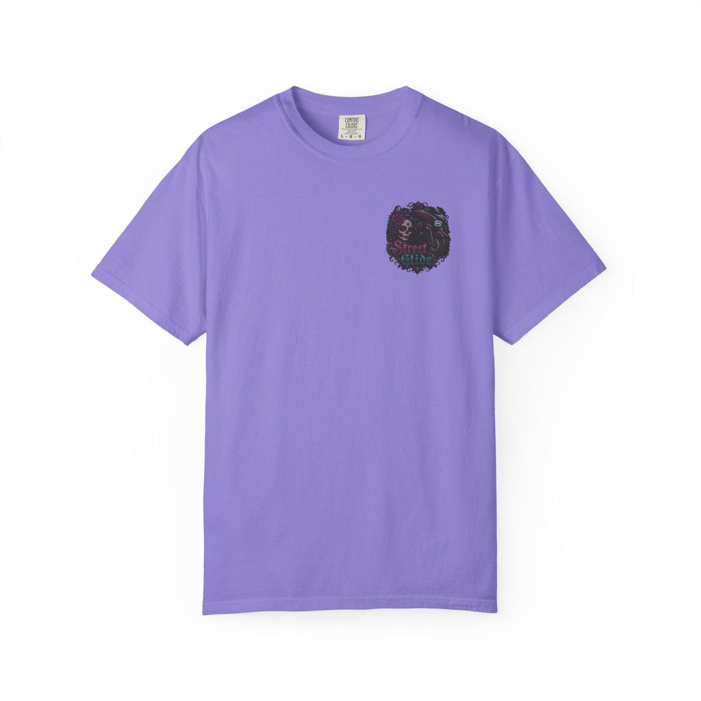 Skull Motorcycle T Shirt Biker Sugar Skull Graphic Tee