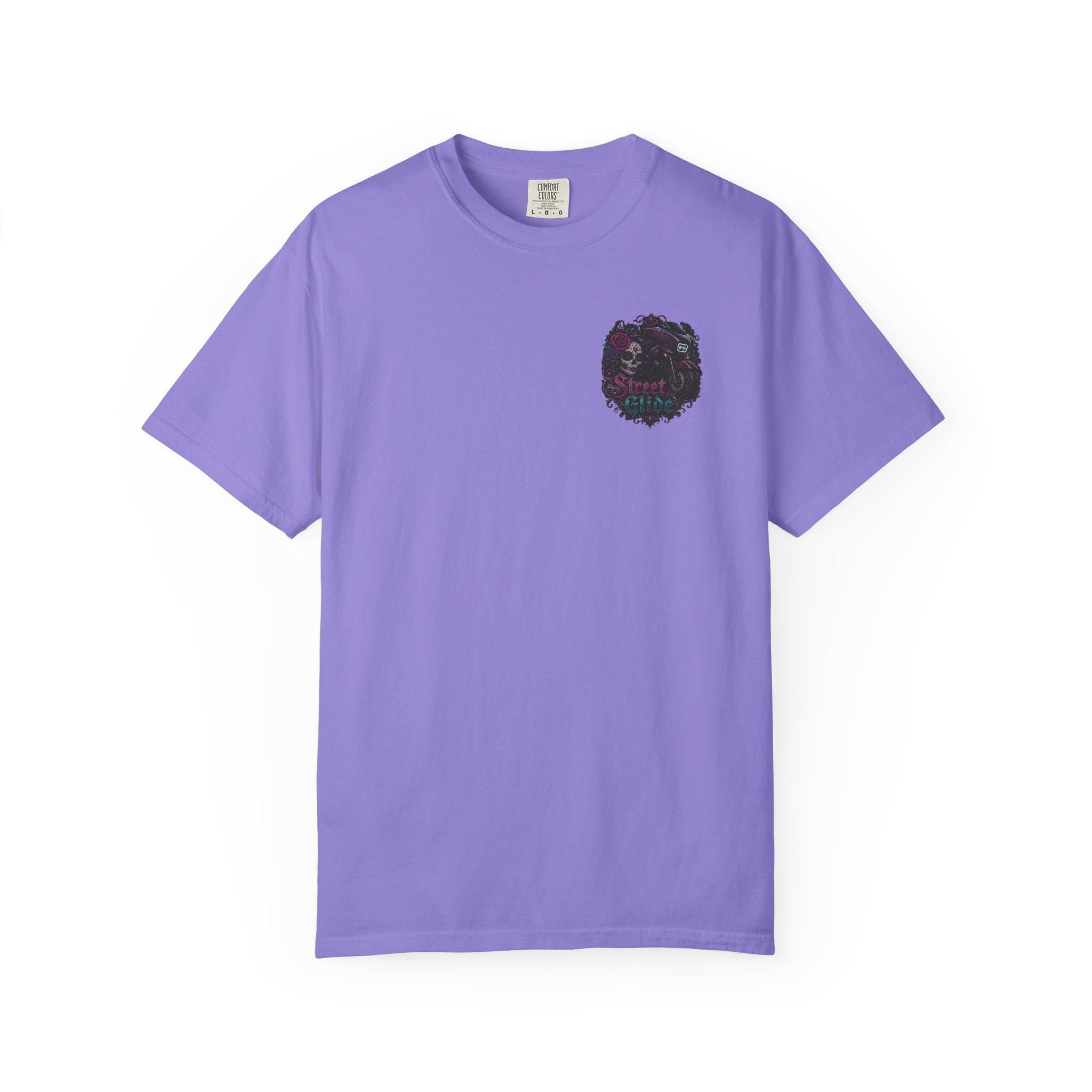 Skull Motorcycle T Shirt Biker Sugar Skull Graphic Tee