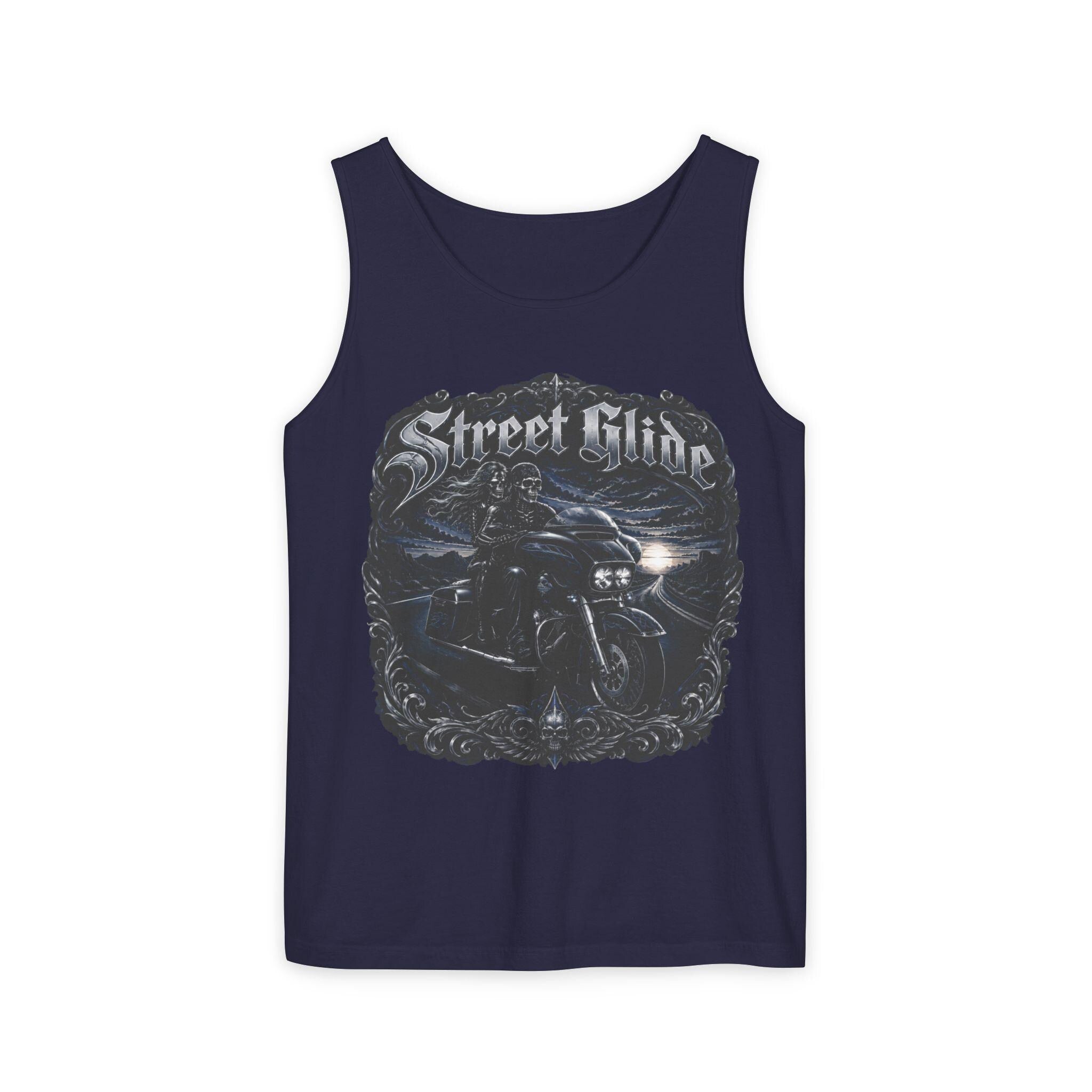 Street Glide Motorcycle Tank Top Biker Ride Graphic
