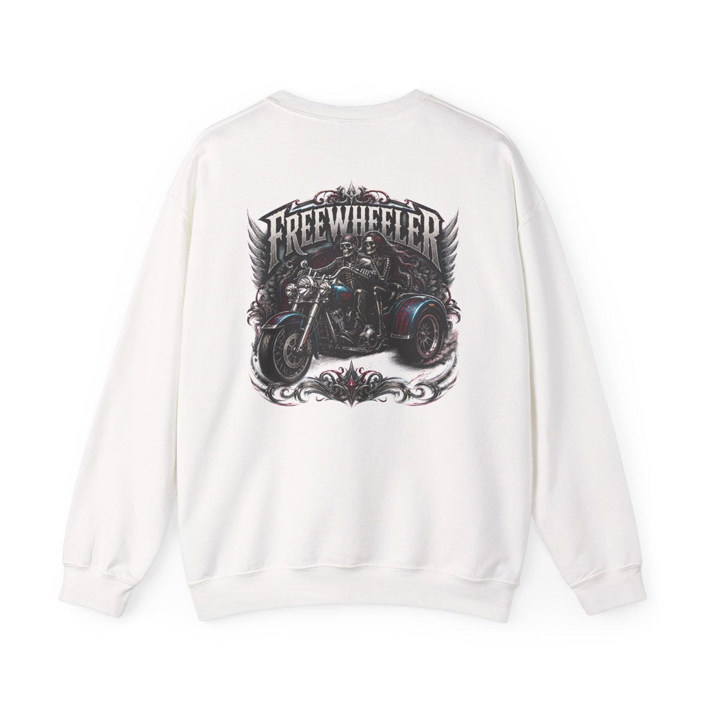 Freewheeler Crewneck Sweatshirt Vintage Biker Motorcycle Graphic