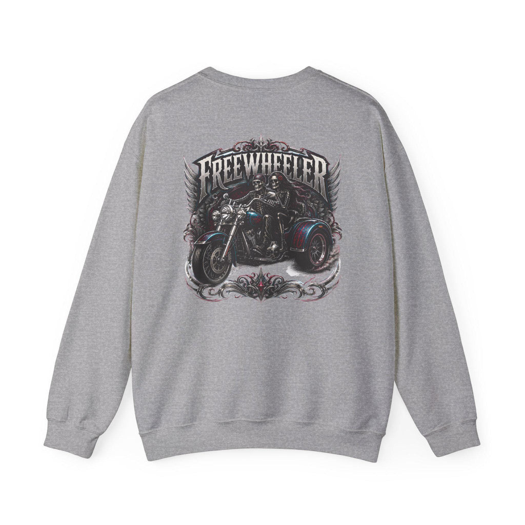 Freewheeler Crewneck Sweatshirt Vintage Biker Motorcycle Graphic