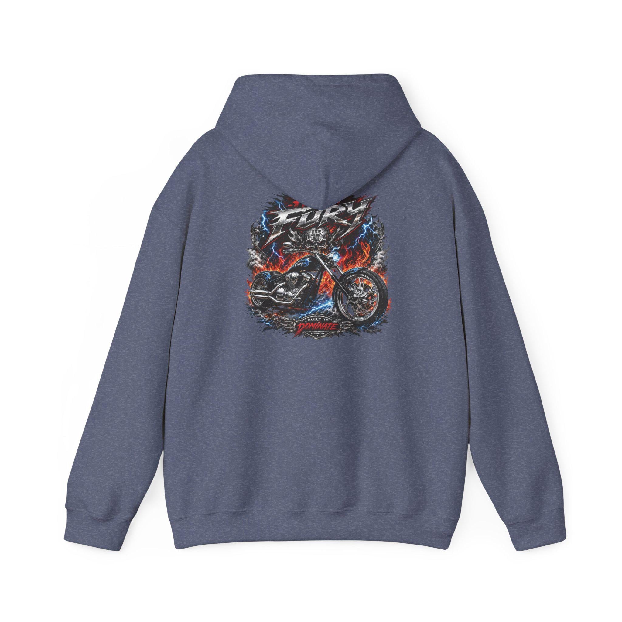 Honda Fury Hoodie Vintage Biker Sweatshirt