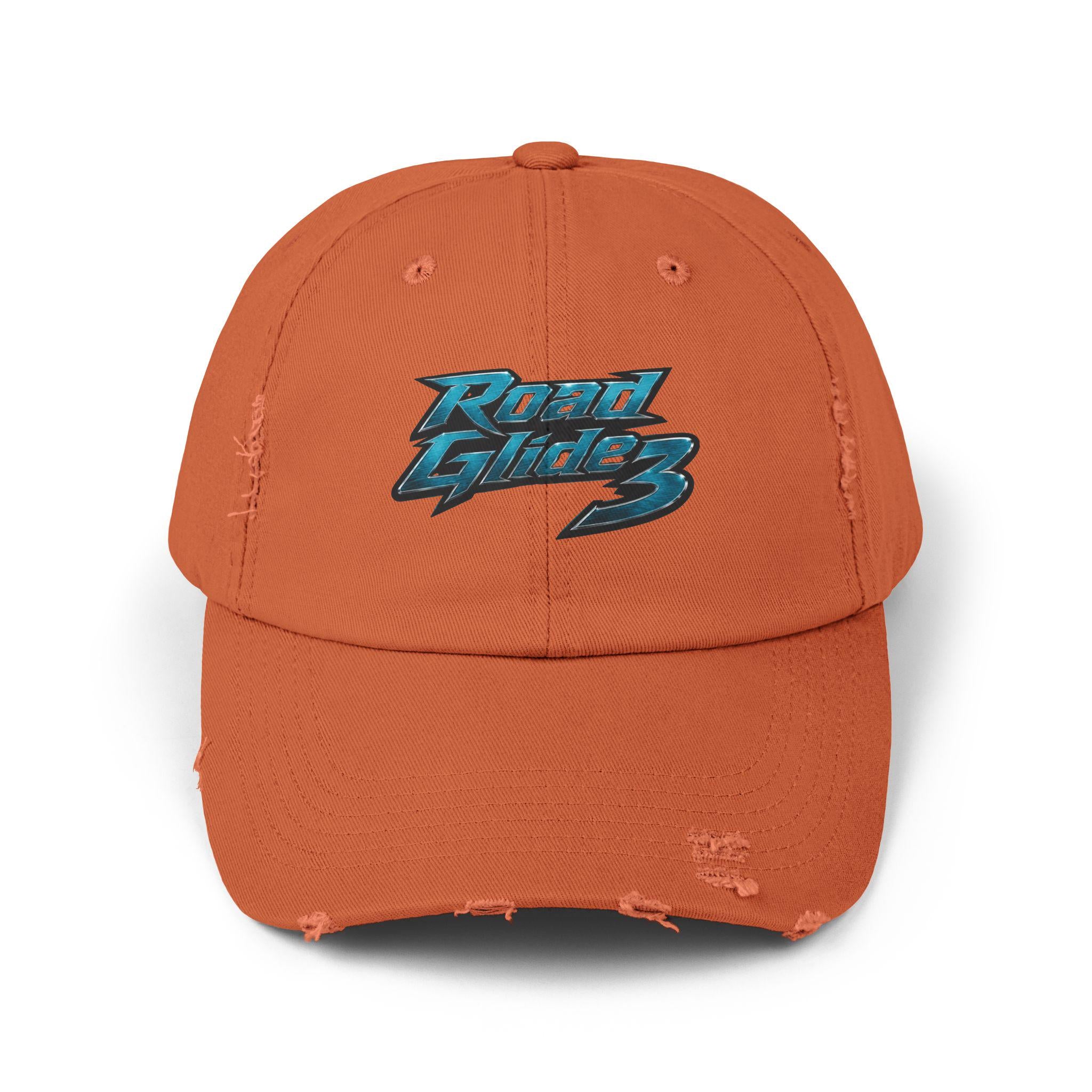 Road Glide 3 Distressed Baseball Cap