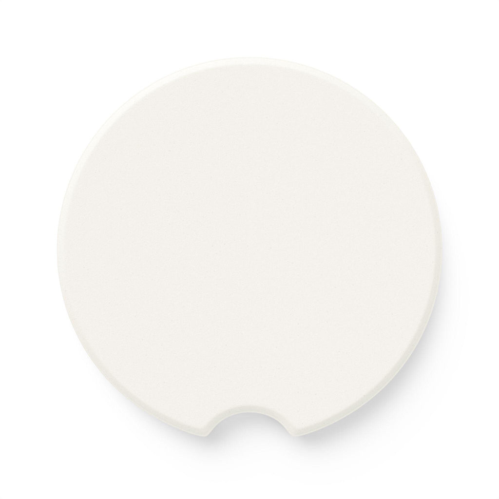 Soapstone Car Coaster — Gothic Sugar Skull Design Car Coaster