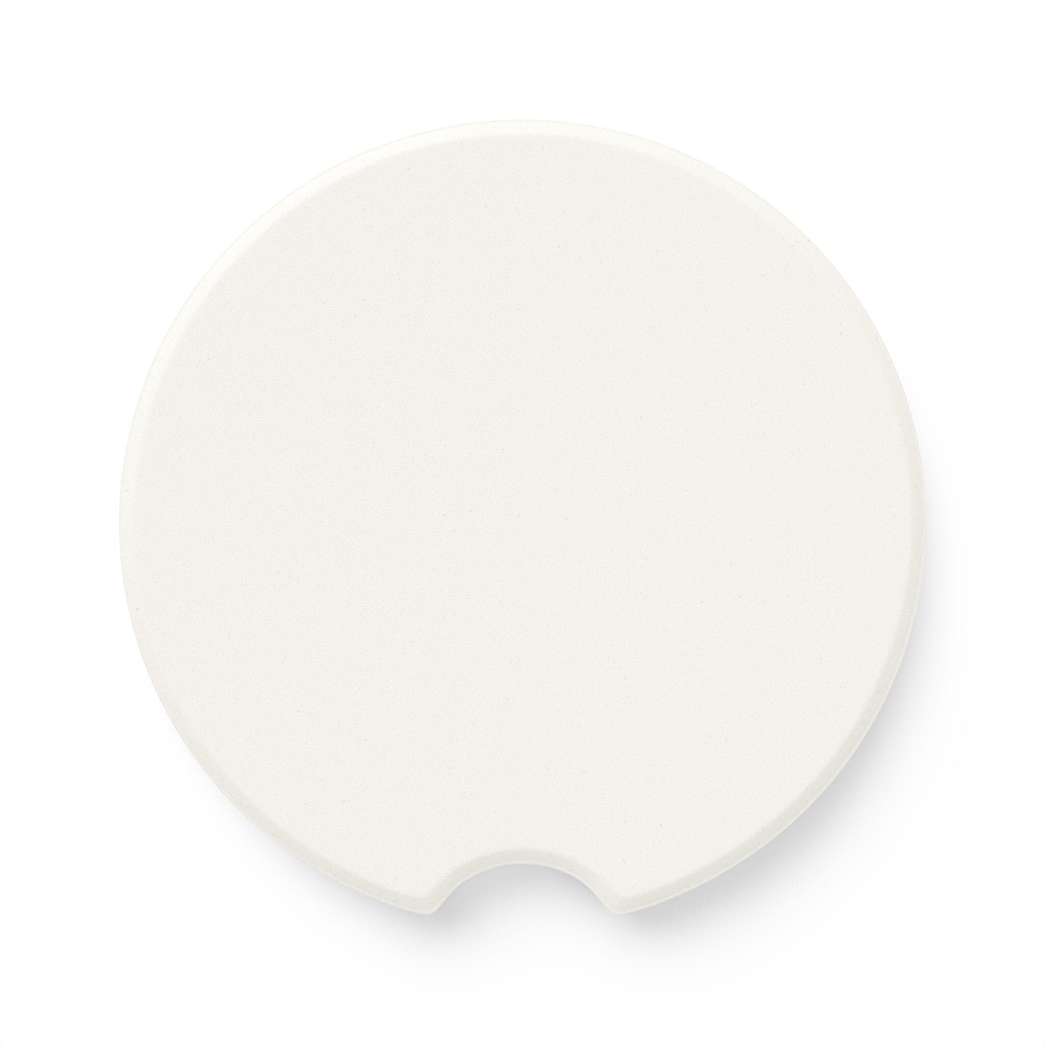 Soapstone Car Coaster — Gothic Sugar Skull Design Car Coaster