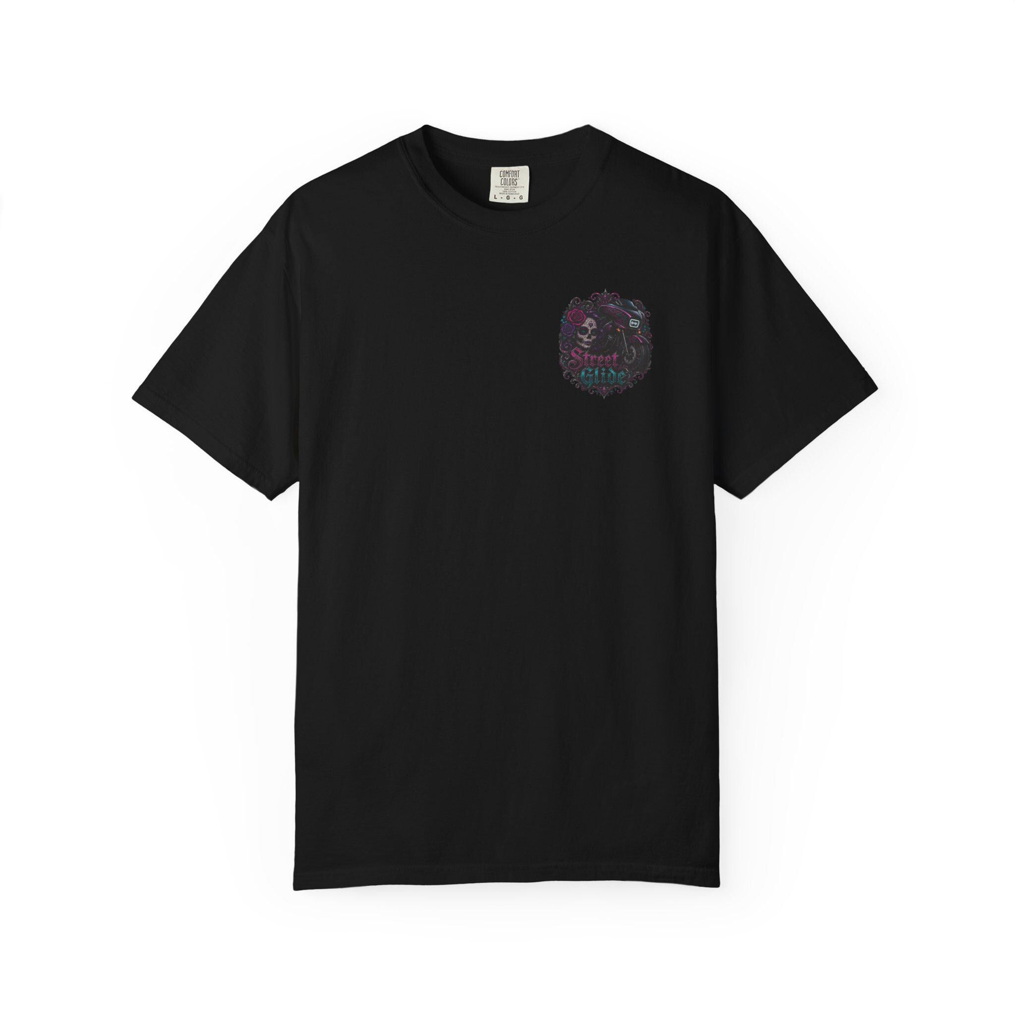 Skull Motorcycle T Shirt Biker Sugar Skull Graphic Tee