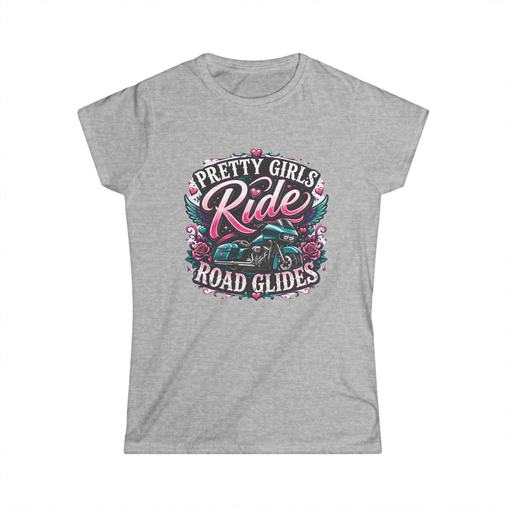 Pretty Girls Ride Road Glides Tee Women's Motorcycle T Shirt