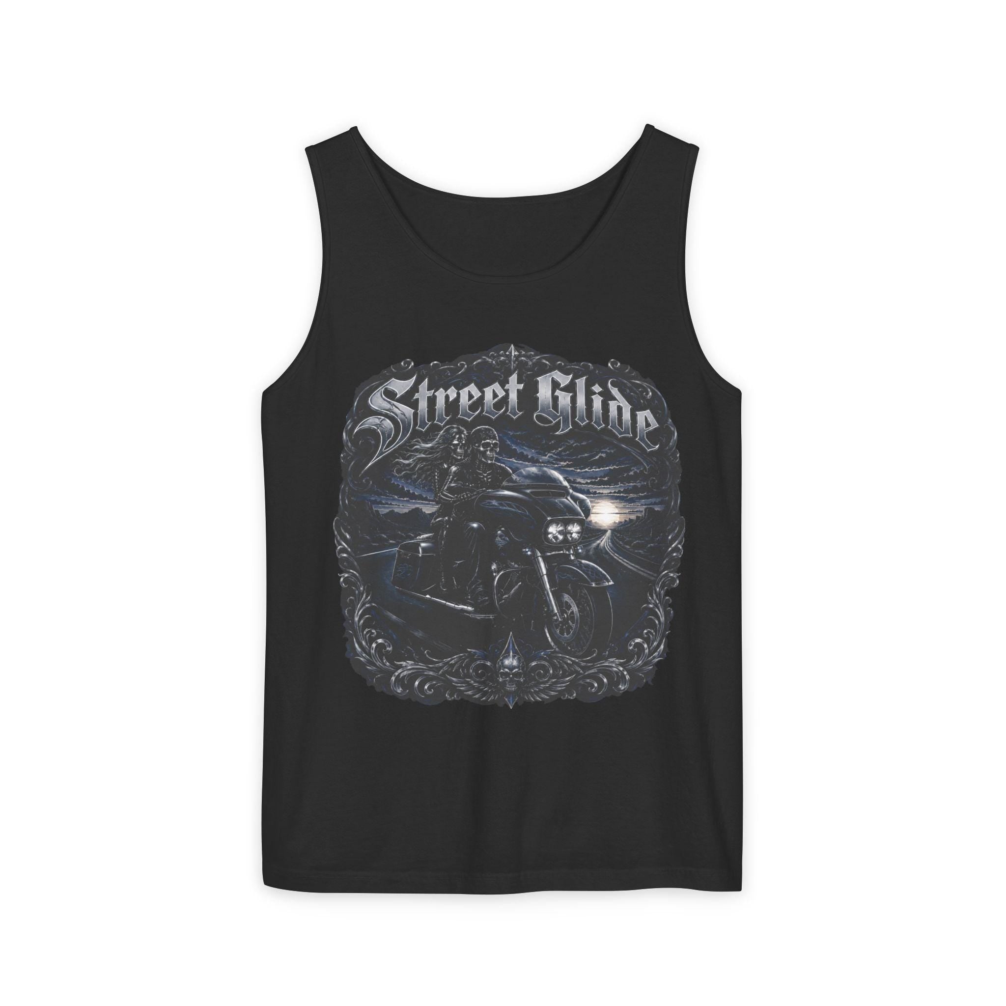 Street Glide Motorcycle Tank Top Biker Ride Graphic