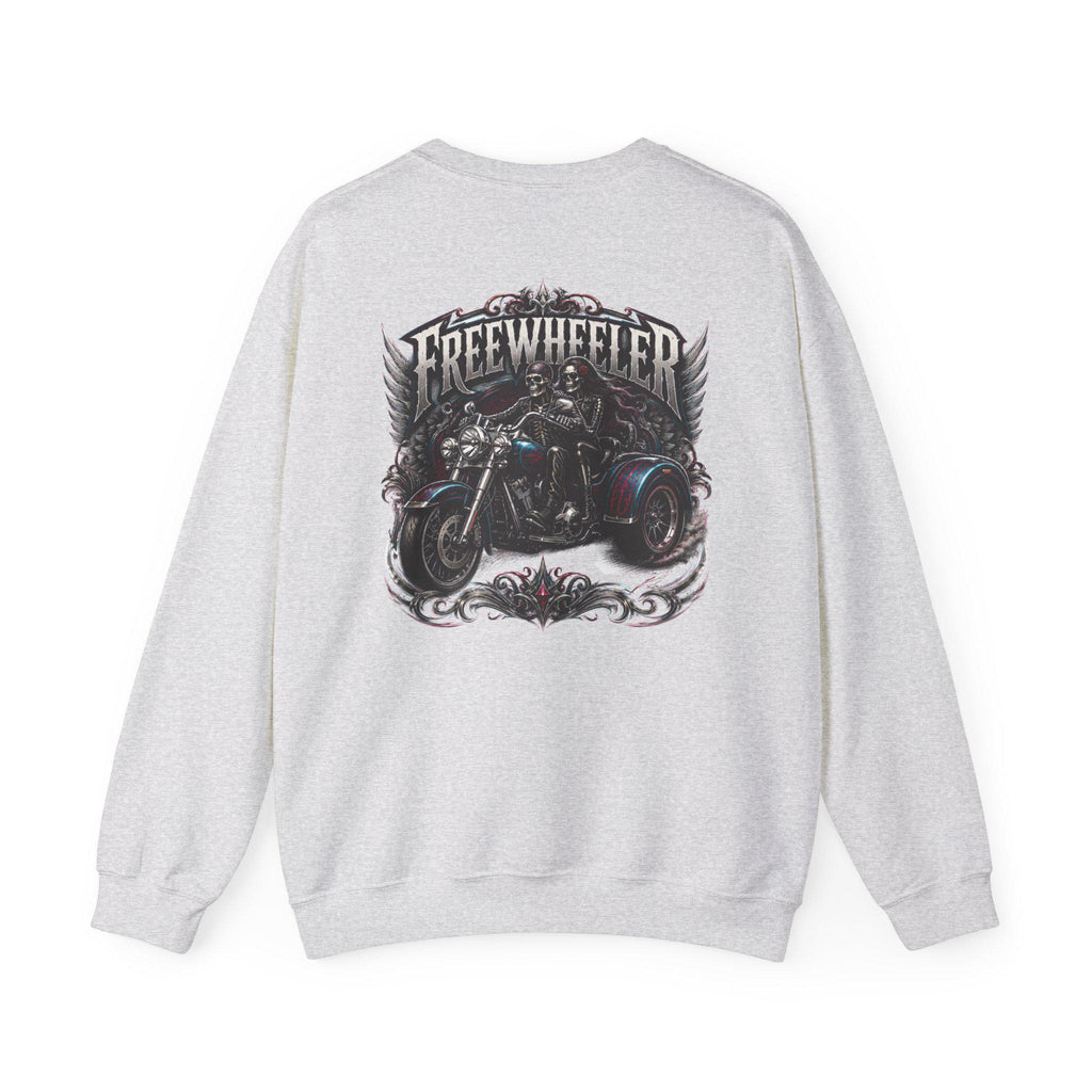 Freewheeler Crewneck Sweatshirt Vintage Biker Motorcycle Graphic