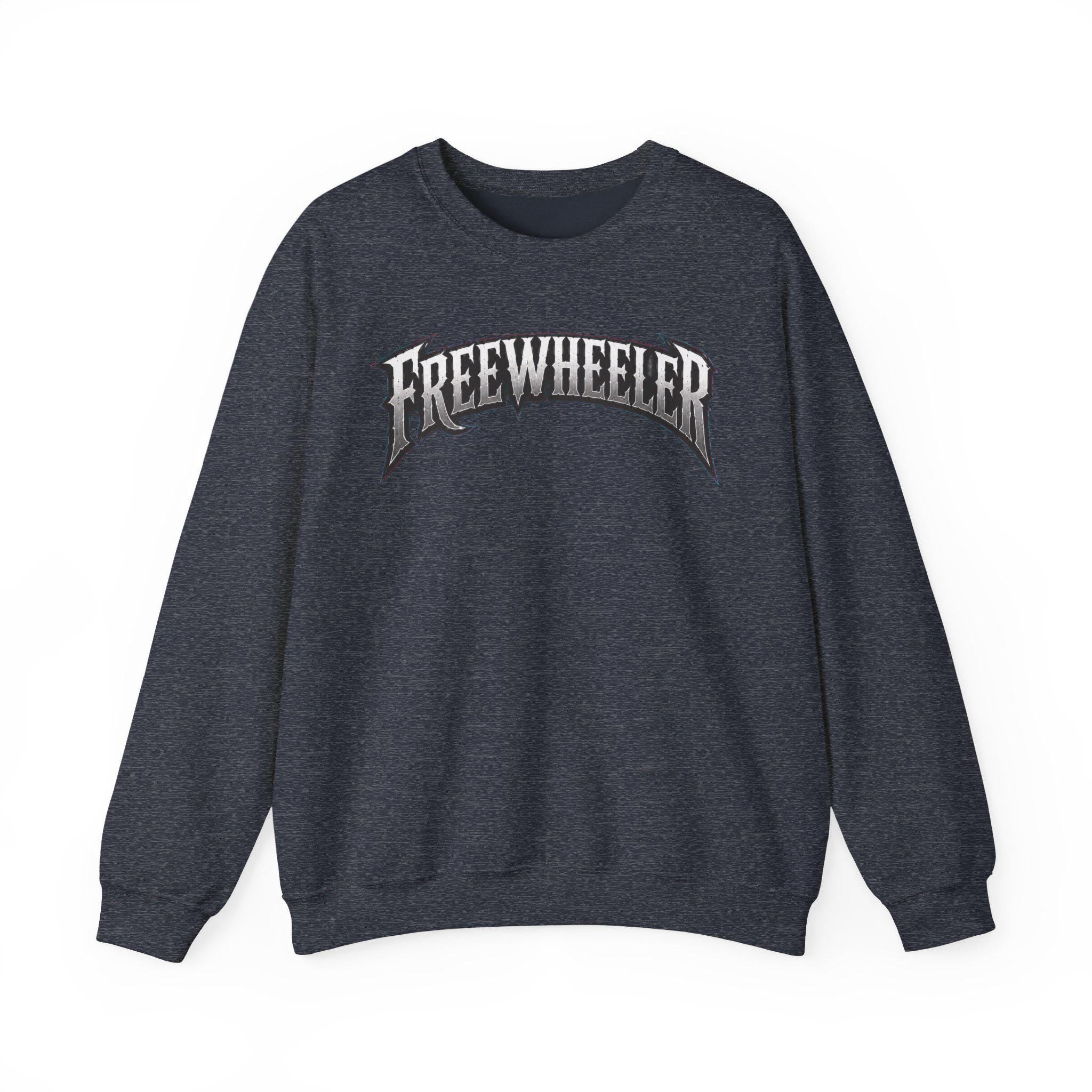 Freewheeler Crewneck Sweatshirt Vintage Biker Motorcycle Graphic