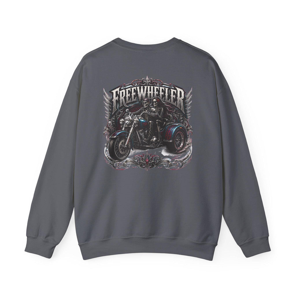 Freewheeler Crewneck Sweatshirt Vintage Biker Motorcycle Graphic
