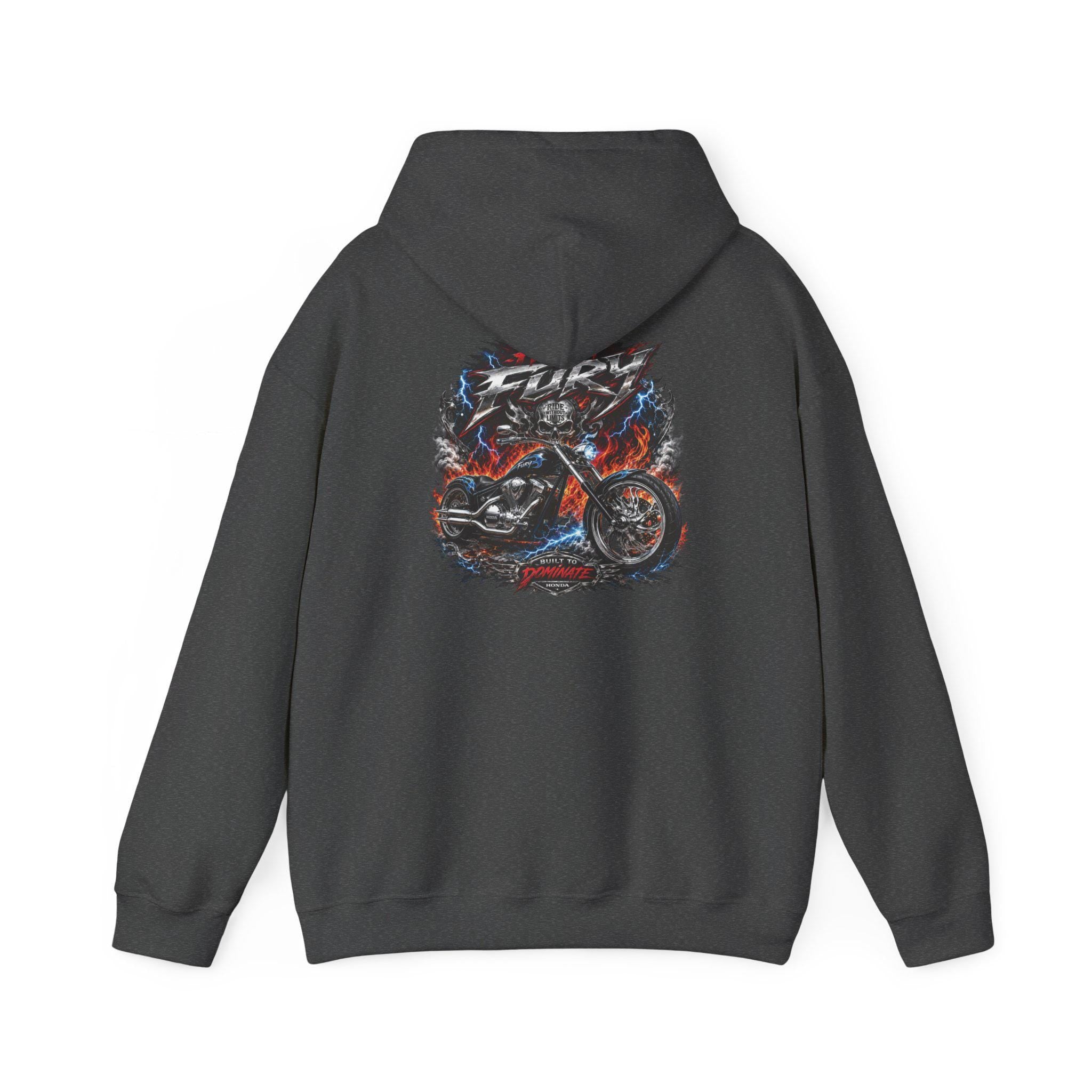 Honda Fury Hoodie Vintage Biker Sweatshirt