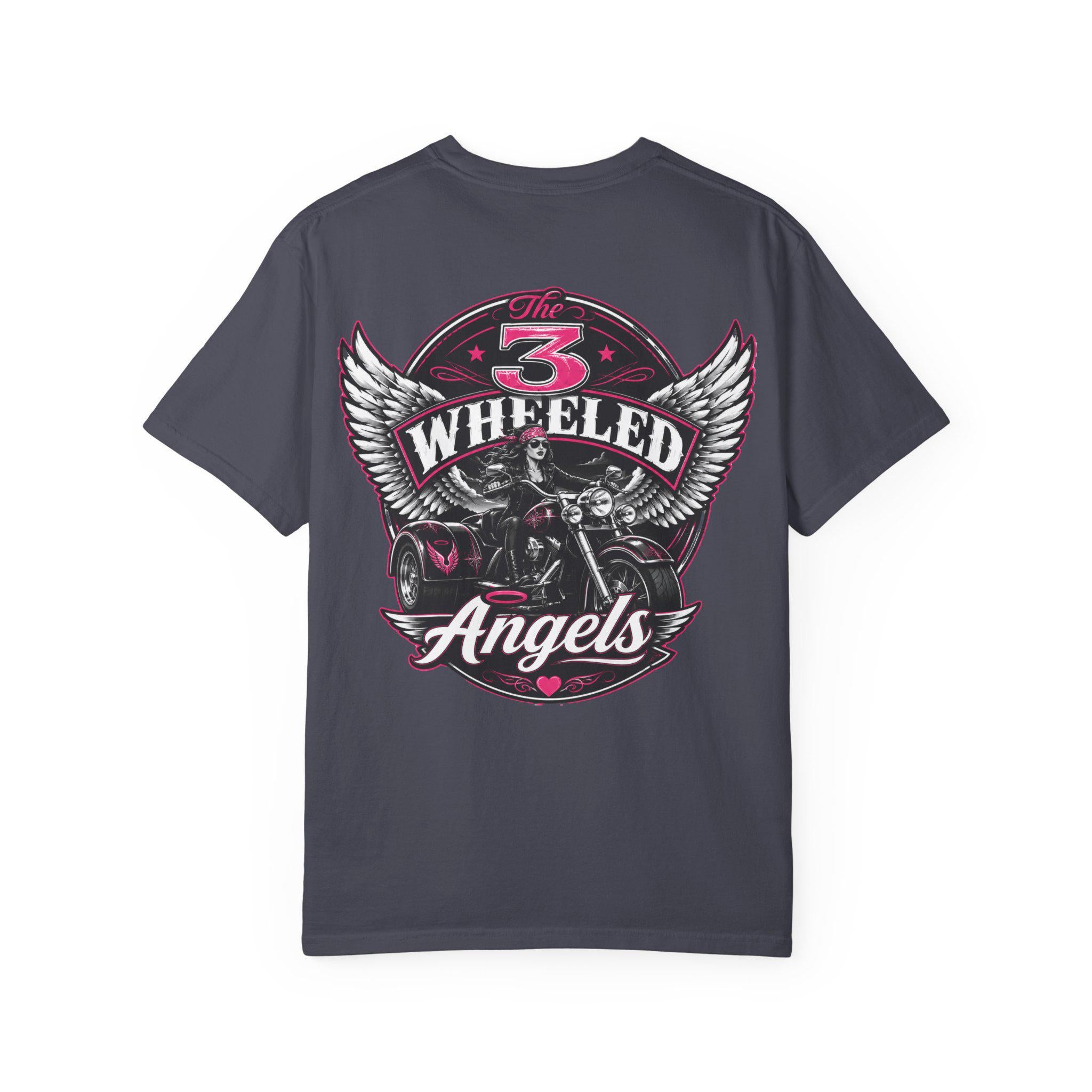 3-Wheeled Angels Trike Club Graphic Tee